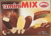 12 mini Mix - Vanille Bourbon (4 enrobages différents)