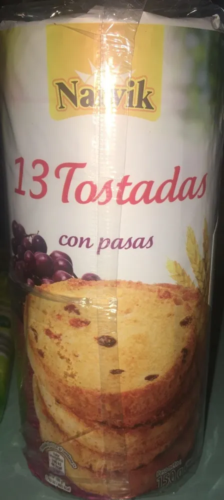 13 Toasts Briochés aux Raisins