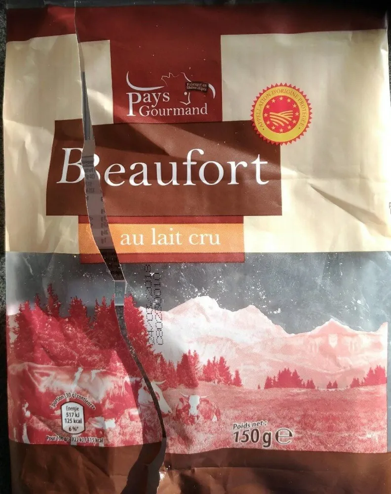 Beaufort au lait cru