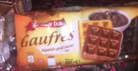 Gaufres nappées goût cacao