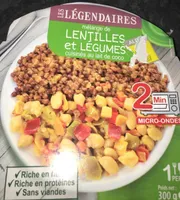 Lentilles et légumes