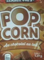 Pop corn au chocolat au lait
