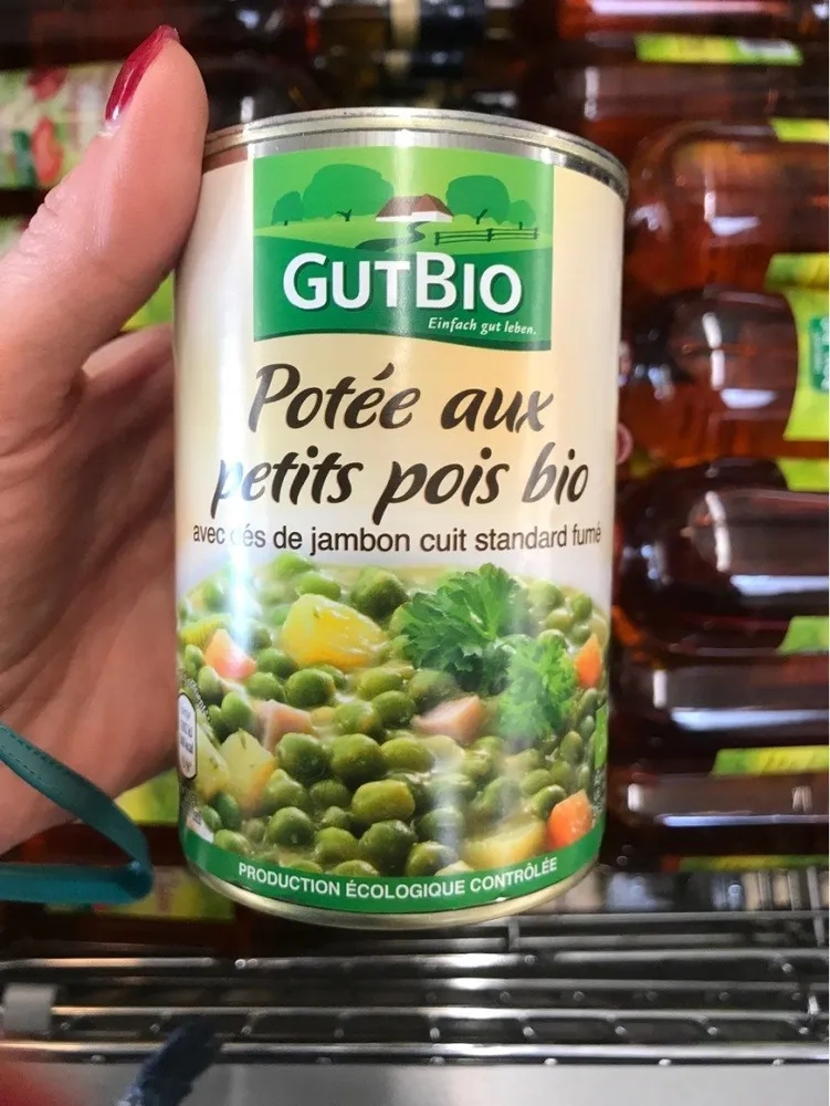 Potée aux petits pois bio