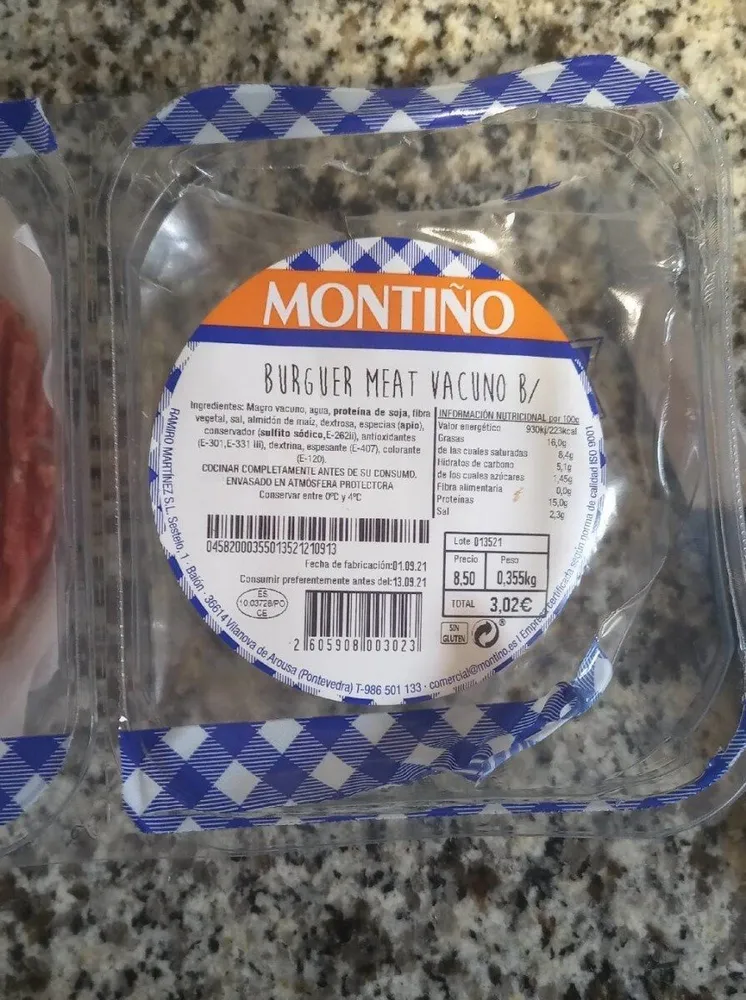 Hamburguesa montiño