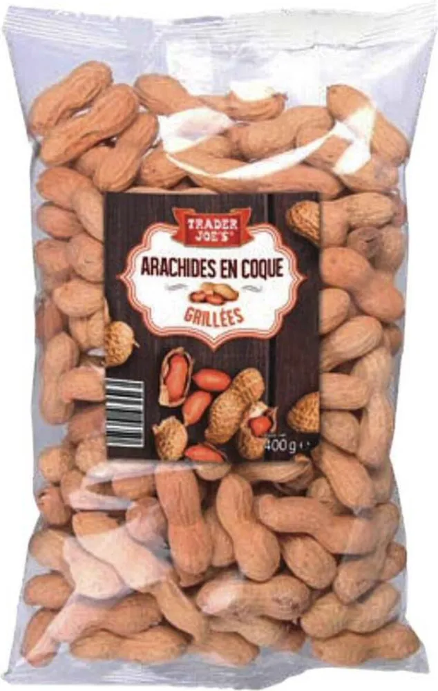 Arachides en coque grillées