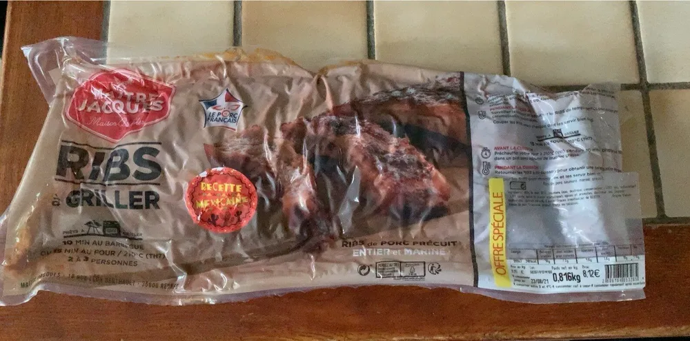 Ribs à griller