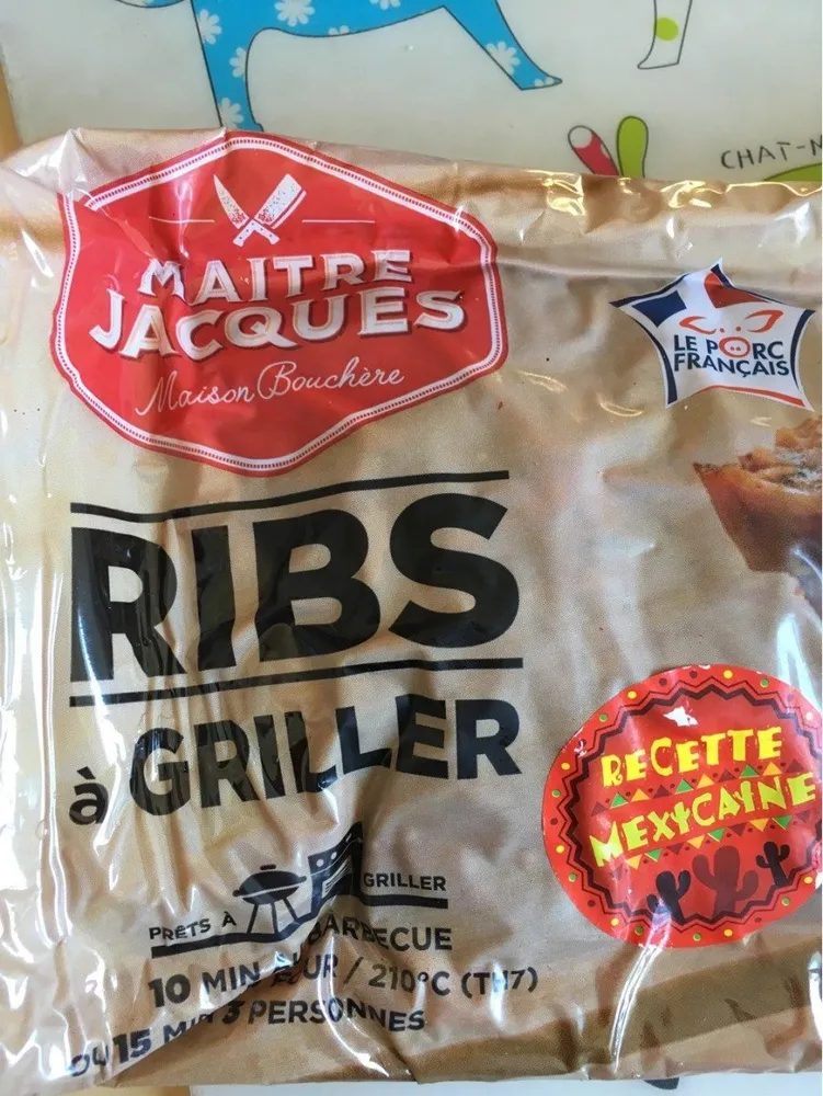 Ribs à griller