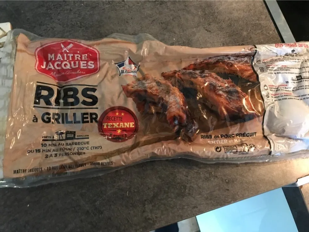 Ribs a griller sauce texane
