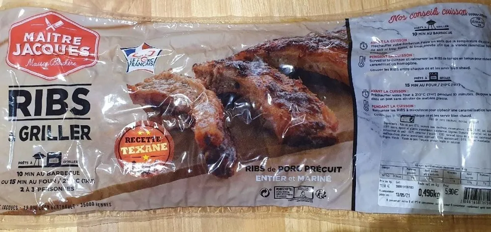 Ribs à griller