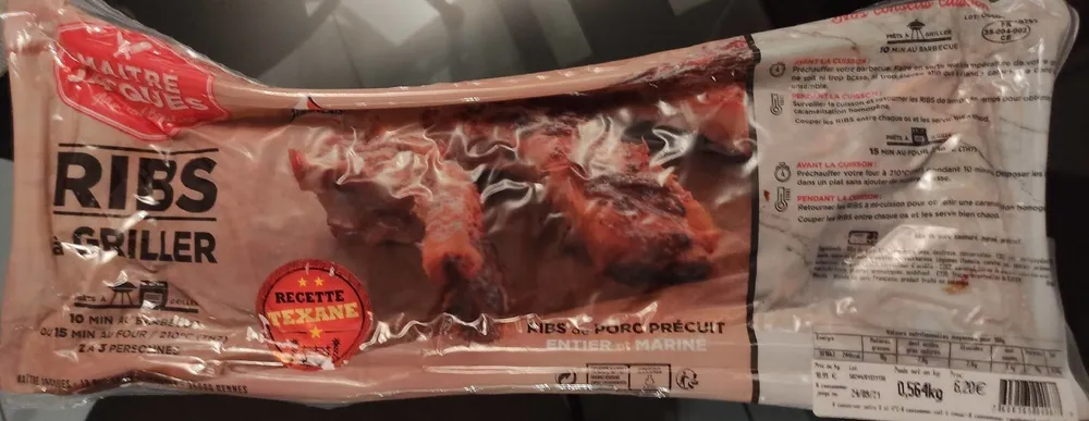 Ribs à griller