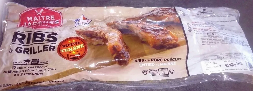 Ribs à griller recette texane