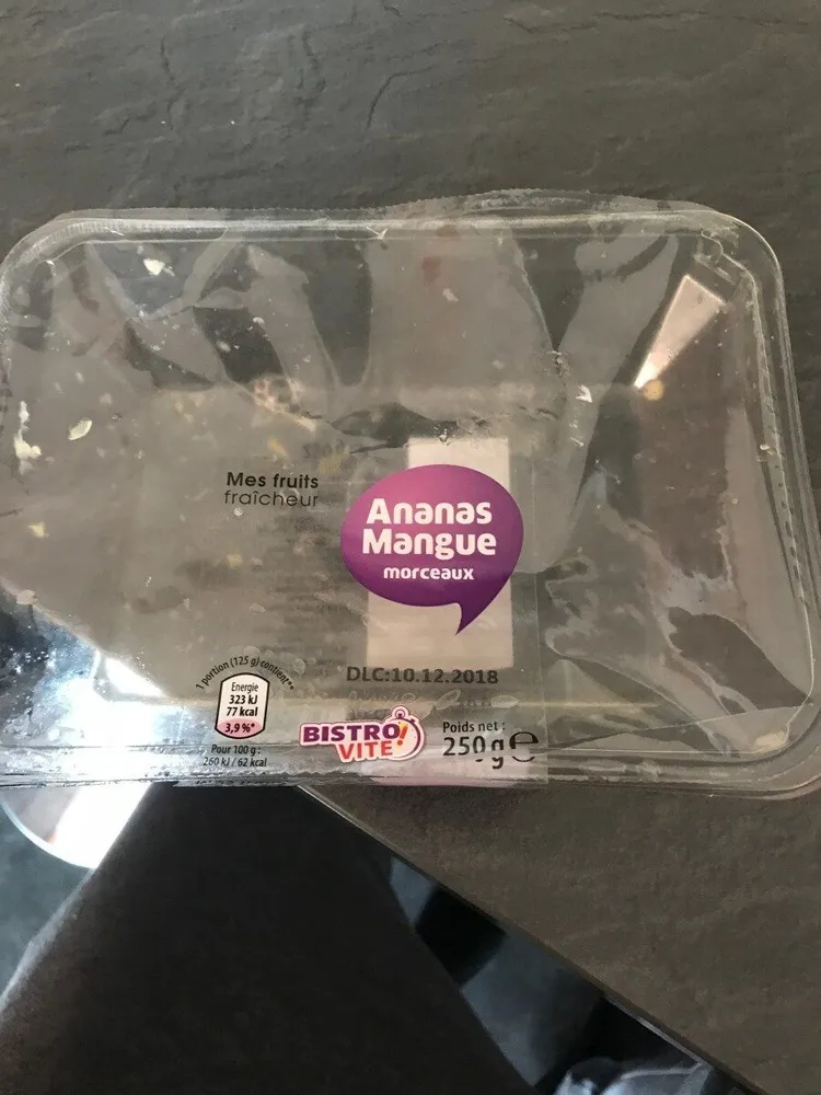 Ananas mangue morceaux