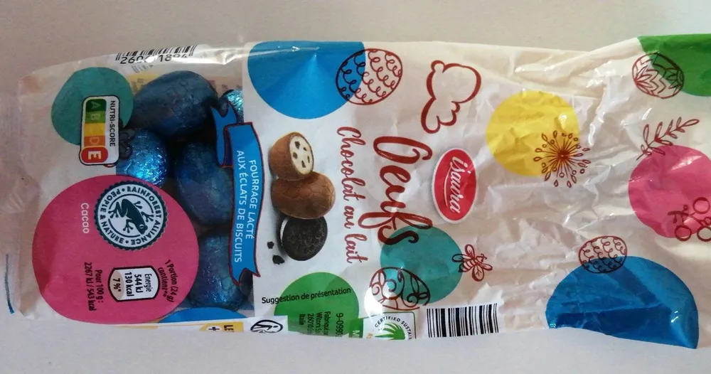 Œufs chocolat au lait