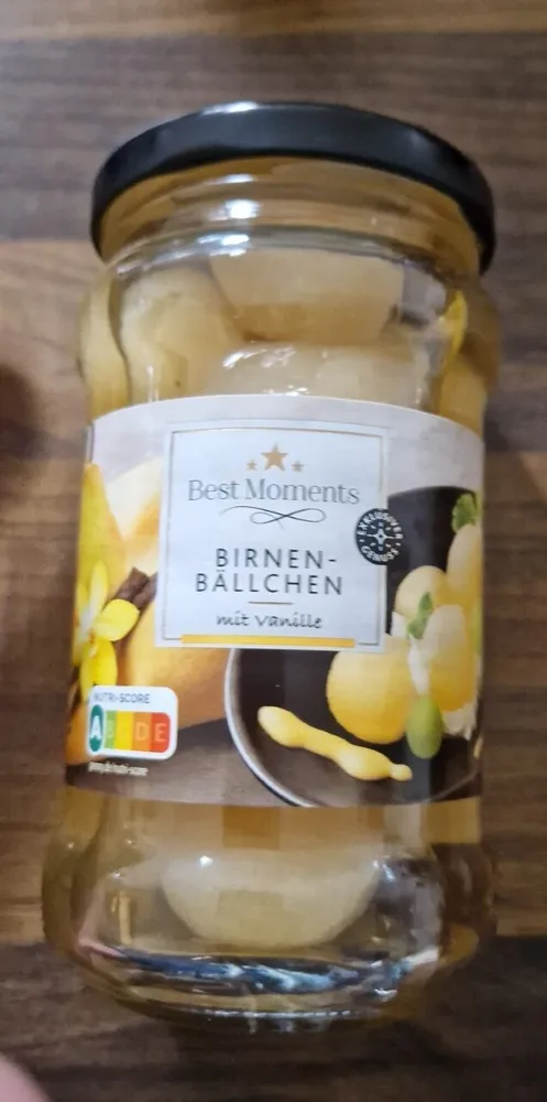 Birnen-Bällchen mit Vanille