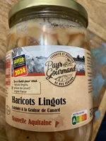 Haricots lingots à la graisse de canard