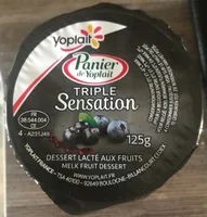 Panier de Yoplait Triple Sensation