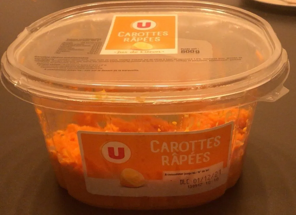 Carottes râpées