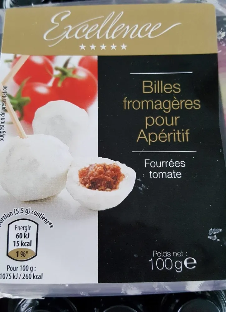 Billes fromagères pour aperitif