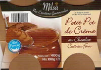 Petit pot de crème chocolat
