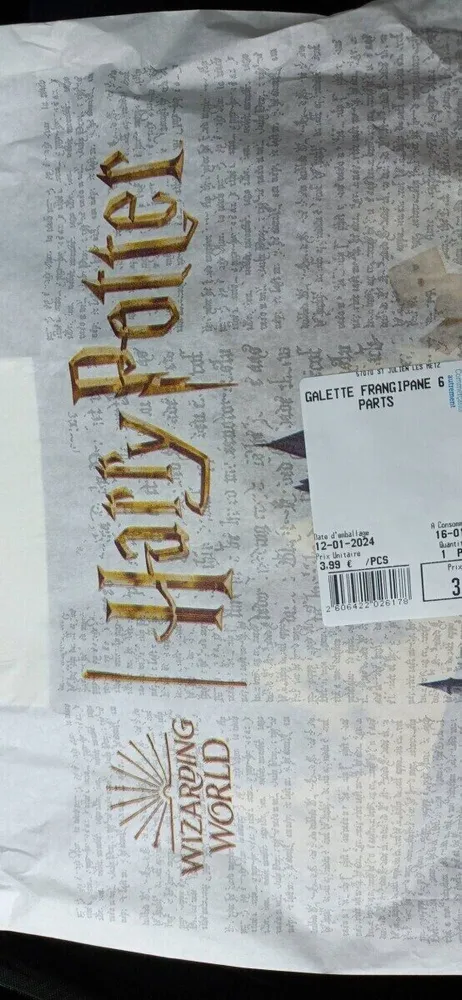 Galette Harry Potter super U