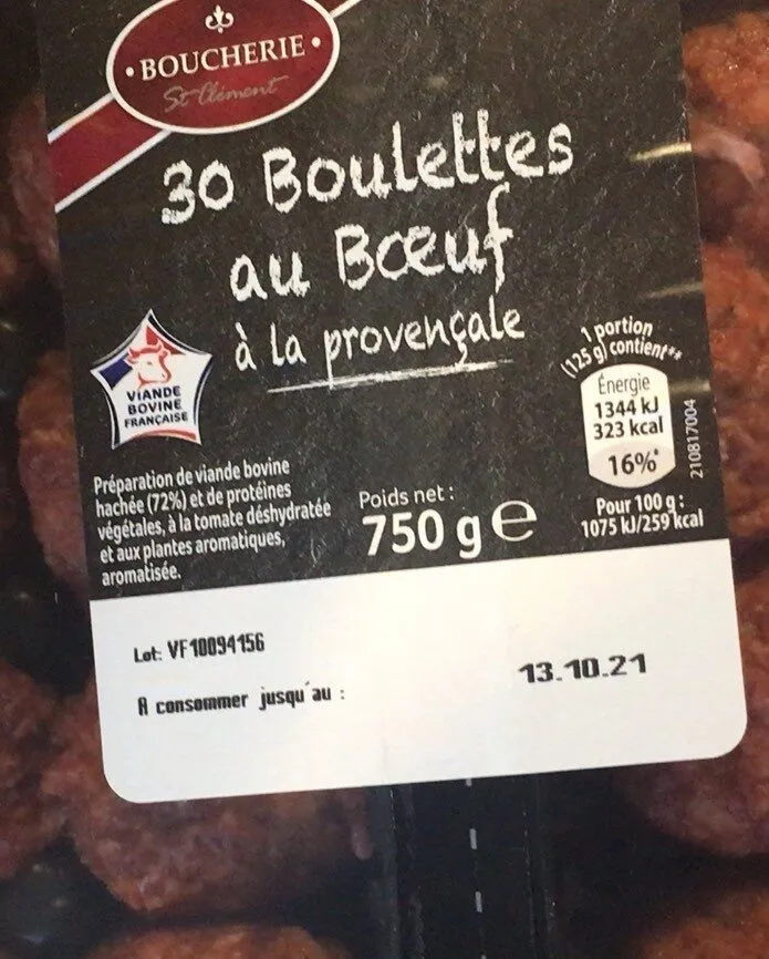 Boulettes de boeuf à la provençale