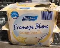 Fromage Blanc Saveur Vanille (2,5% MG) - (8 pots) 800 g