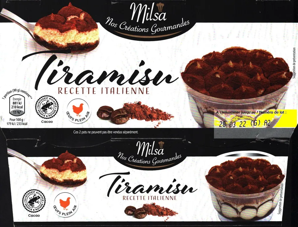 Tiramisu Recette Italienne