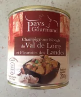 Champignons blonds du val de loire et pleurotes des landes