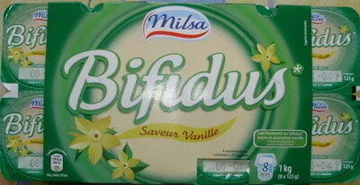 Bifidus saveur vanille (8 Pots)