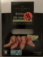 Eminces de saumon fumé