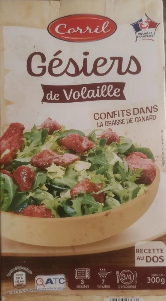 Gésiers de volaille