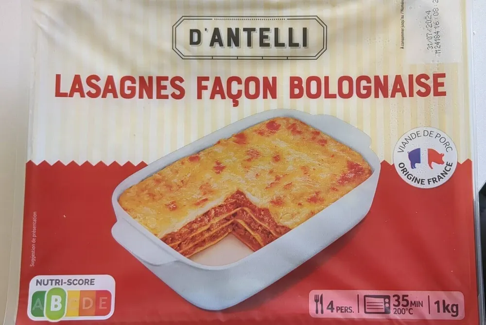 Lasagne façon bolognaise
