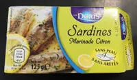 Sardines sans peau sans arrête Marinade Citron