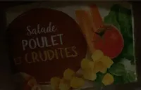 Salade jambon et crudités