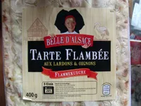 Flammekueche - Tarte flambée aux lardons et oignons