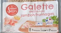 Galette jambon fromage