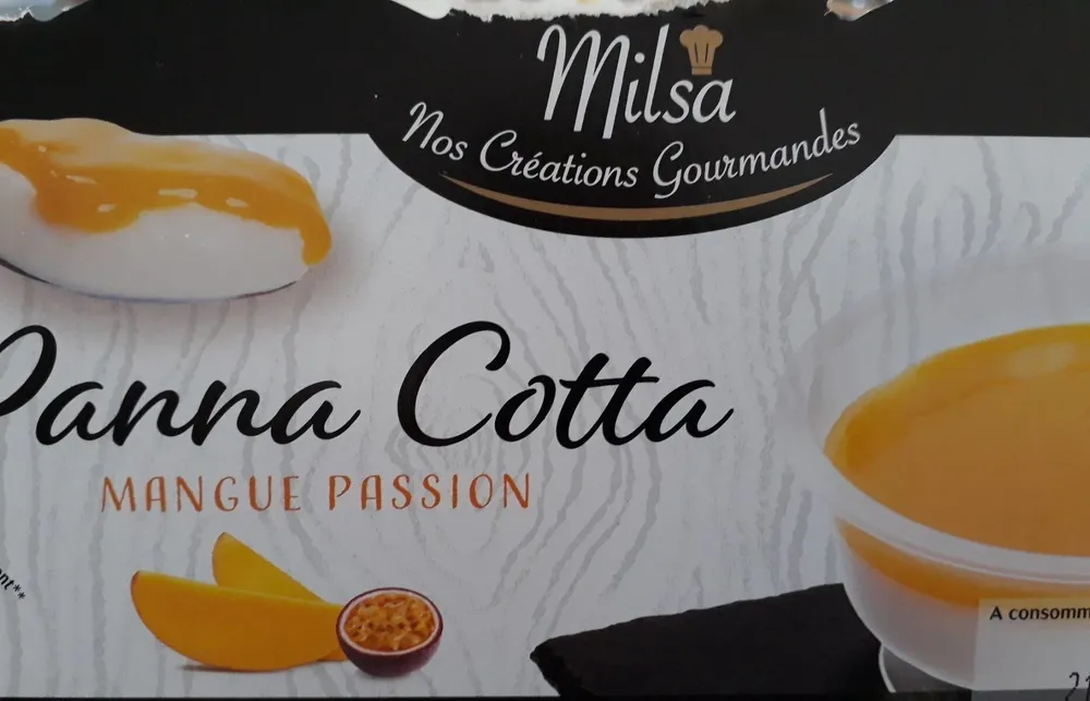 Panna cotta milsa mangue- passion