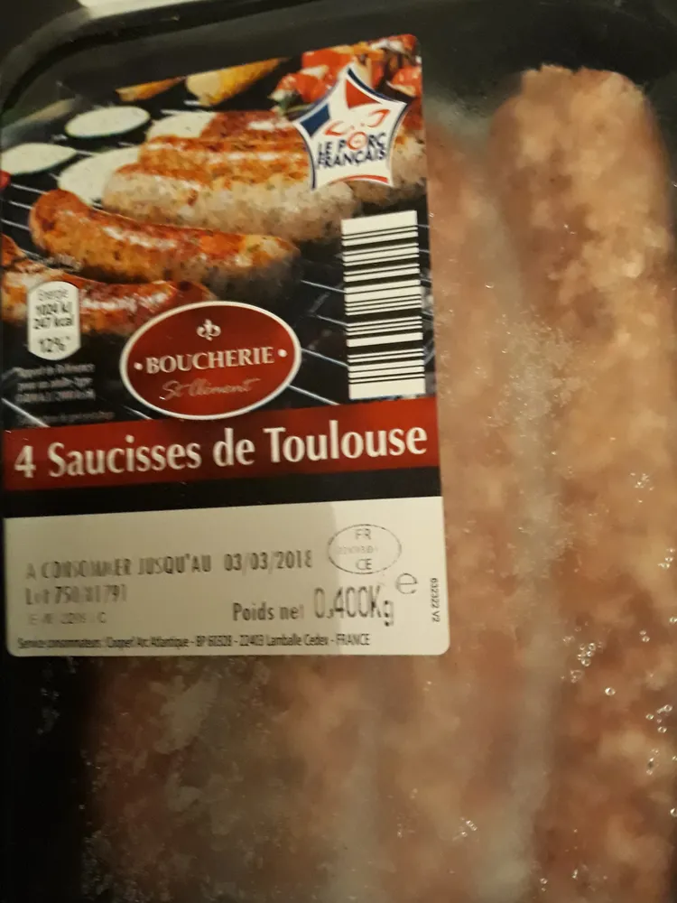 saucisse de toulouse
