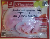 Jambon cuit supérieur au torchon - 4 tranches