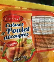 Cuisses de Poulet découpées - paprika
