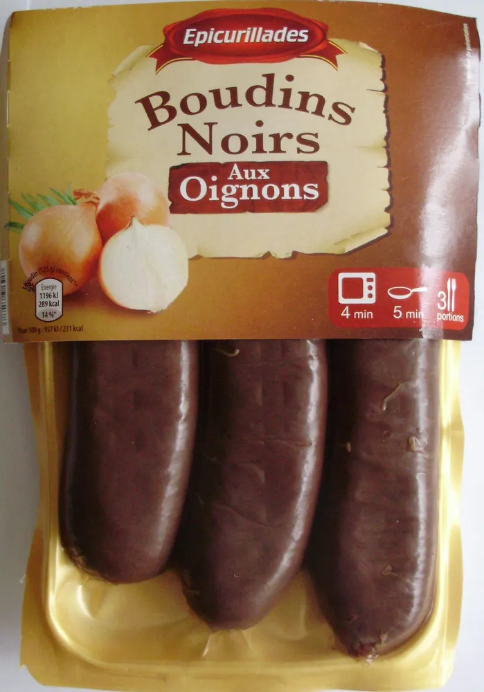 Boudins Noirs, Aux Oignons