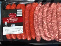 6 chipolatas 6 merguez