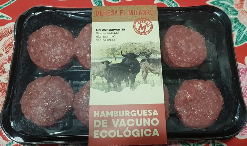 Mini Hamburguesa de vacuno ecológica