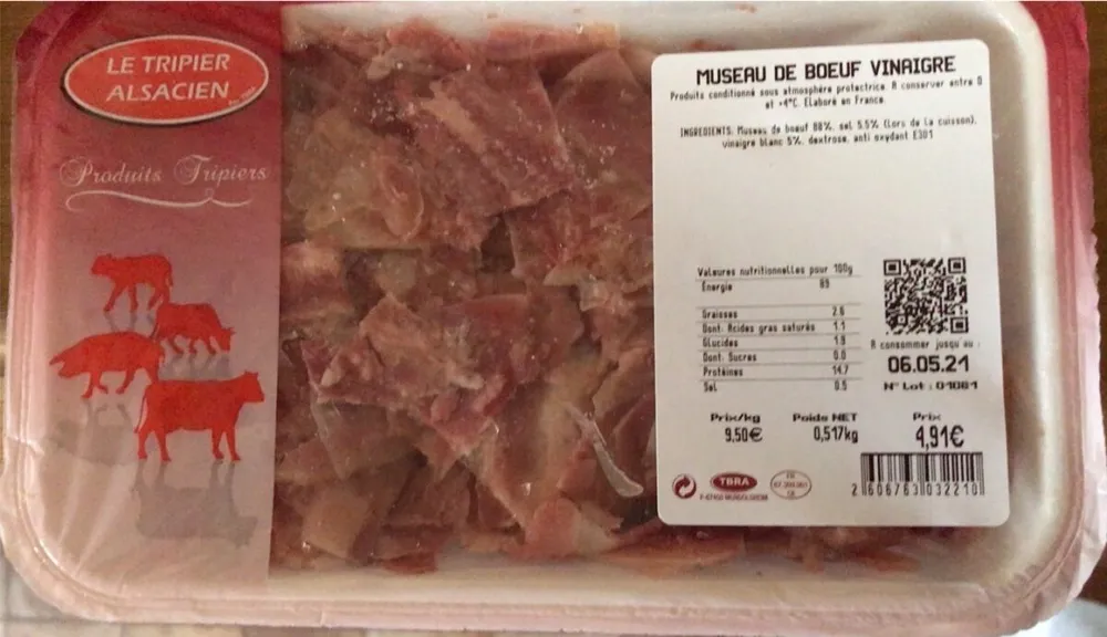 Museau de boeuf vinaigre