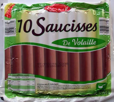Saucisses de volaille