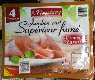 Jambon cuit Supérieur fumé Découenné