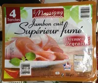 Jambon cuit Supérieur fumé Découenné