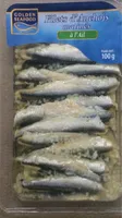 Filet d'anchois marine a l'ail