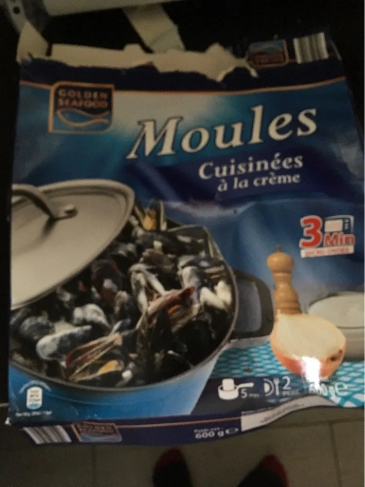 Moules cuisines a la creme