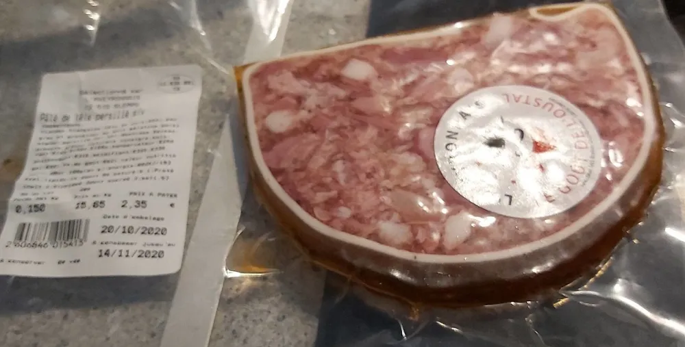 Pâté de tête persillée